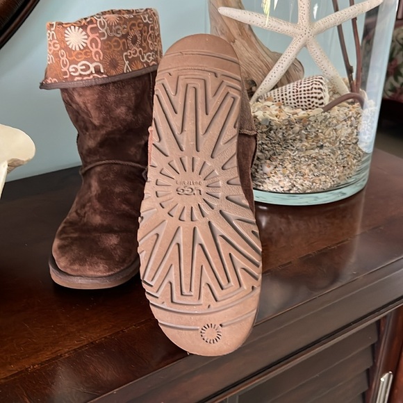 UGG Lo Pro Button Suede Boots - Picture 6 of 9